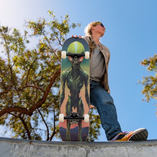Tabla de Skate Extraterrestre Marciano Persoonlijk Skateboard (Buiten 1)