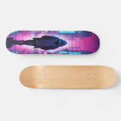 Tabla de Skate Figura de Espalda Encapuchada Persoonlijk Skateboard (Horizontaal)