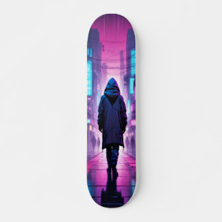 Tabla de Skate Figura de Espalda Encapuchada Persoonlijk Skateboard