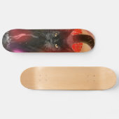 Tabla de Skate Gato Negro Persoonlijk Skateboard (Horizontaal)