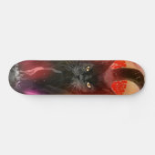 Tabla de Skate Gato Negro Persoonlijk Skateboard (Horizontaal)
