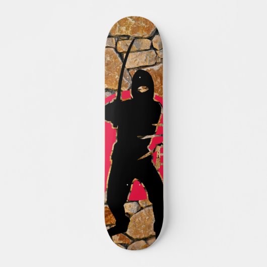 Tabla de Skate Guerrero Ninja Persoonlijk Skateboard (Voorkant)