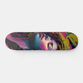 Tabla de Skate Joven Mujer Multicolor Relajada Persoonlijk Skateboard (Horizontaal)