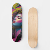 Tabla de Skate Joven Mujer Multicolor Relajada Persoonlijk Skateboard (Voorkant)