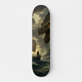 Tabla de Skate Lagarto Atacando a Marinero Persoonlijk Skateboard
