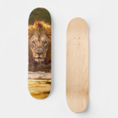 Tabla de Skate León Poderoso Cruzando un Río Persoonlijk Skateboard (Voorkant)