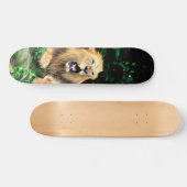Tabla de Skate León Salvaje Bostezando Persoonlijk Skateboard (Horizontaal)