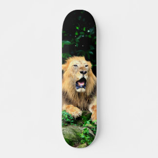 Tabla de Skate León Salvaje Bostezando Persoonlijk Skateboard