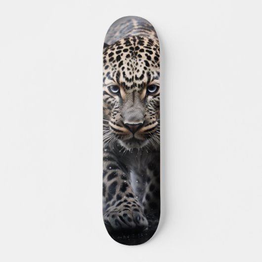 Tabla de Skate Leopardo Caminando con Mirada Fija Persoonlijk Skateboard (Voorkant)