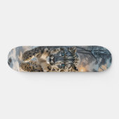 Tabla de Skate Leopardo en Bosque Nevado Persoonlijk Skateboard (Horizontaal)