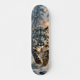 Tabla de Skate Leopardo en Bosque Nevado Persoonlijk Skateboard