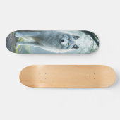 Tabla de Skate Lobo Blanco Salvaje Persoonlijk Skateboard (Horizontaal)