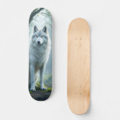 Tabla de Skate Lobo Blanco Salvaje Persoonlijk Skateboard (Voorkant)