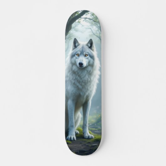 Tabla de Skate Lobo Blanco Salvaje Persoonlijk Skateboard (Voorkant)