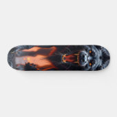 Tabla de Skate Lobo Infernal Persoonlijk Skateboard (Horizontaal)