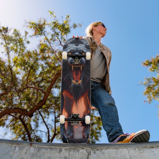 Tabla de Skate Lobo Infernal Persoonlijk Skateboard (Buiten 1)