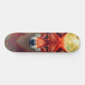 Tabla de Skate Lobo Rojo de Fauna Silvestre Persoonlijk Skateboard (Horizontaal)