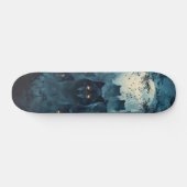 Tabla de Skate Lobos en un Bosque Nocturno Persoonlijk Skateboard (Horizontaal)