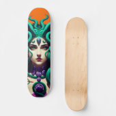 Tabla de Skate Mitológica Mujer Serpiente Persoonlijk Skateboard (Voorkant)