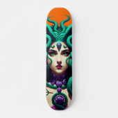Tabla de Skate Mitológica Mujer Serpiente Persoonlijk Skateboard (Voorkant)