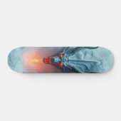Tabla de Skate Monstruo Rectil con Cuernos Persoonlijk Skateboard (Horizontaal)