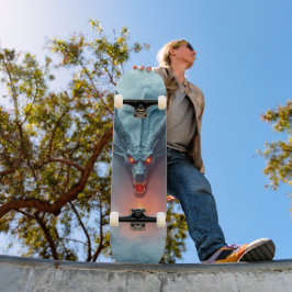 Tabla de Skate Monstruo Rectil con Cuernos Persoonlijk Skateboard