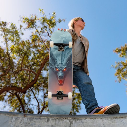Tabla de Skate Monstruo Rectil con Cuernos Persoonlijk Skateboard (Buiten 1)