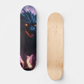 Tabla de skate Monstruoso Dragón Azul Persoonlijk Skateboard (Voorkant)