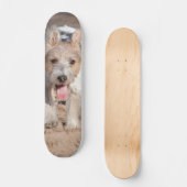 Tabla de Skate Perrito Parson Terrier Feliz Persoonlijk Skateboard (Voorkant)