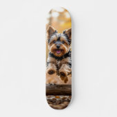 Tabla de Skate Perrito Saltando en el Bosque Persoonlijk Skateboard (Voorkant)