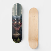 Tabla De Skate Perro Poseído Agresivo   Persoonlijk Skateboard (Voorkant)
