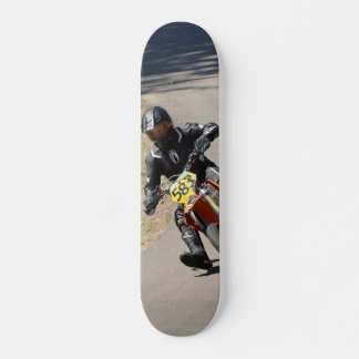 Tabla de Skate Piloto Motociclista en una Curva Persoonlijk Skateboard