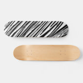 Tabla de Skate Rayas blancas Persoonlijk Skateboard (Horizontaal)