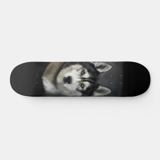 Tabla de Skate Robusto Perro Husky Siberiano Persoonlijk Skateboard (Horizontaal)