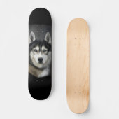 Tabla de Skate Robusto Perro Husky Siberiano Persoonlijk Skateboard (Voorkant)