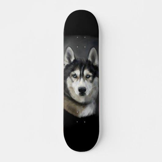 Tabla de Skate Robusto Perro Husky Siberiano Persoonlijk Skateboard (Voorkant)