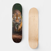 Tabla de Skate Tigre en el Bosque oscuro Persoonlijk Skateboard (Voorkant)