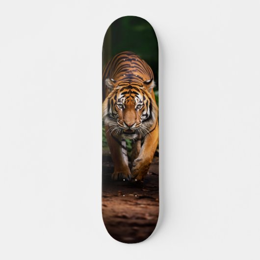 Tabla de Skate Tigre en el Bosque oscuro Persoonlijk Skateboard (Voorkant)