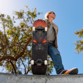 Tabla de Skate Zorro Monstruo Ojos Rojos Persoonlijk Skateboard