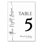 Table Card Kaart (Achterkant)