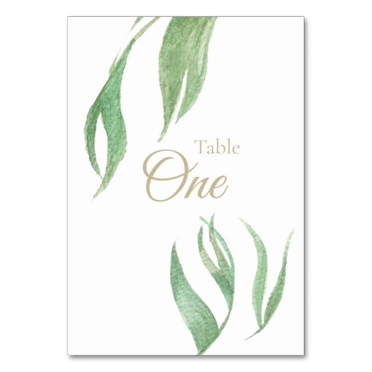 Table Card Kaart (Voorkant)