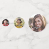 Table Confetti 60pc - Add Your Photos & Captions (Achterkanten)