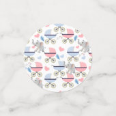 Table Confetti Baby Stroller Stork Hearts Elephant (Kleine voorkant)