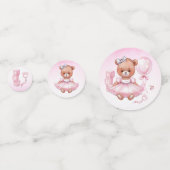 Table Confetti for baby shower teddy bear. (Voorkanten)