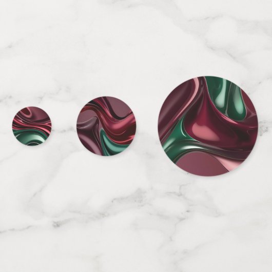 Table confetti in stylish abstract graphic (Achterkanten)