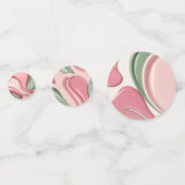 Table confetti in stylish abstract graphic (Achterkanten)