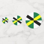 Table confetti met vlag Monterey, Verenigde Staten (Achterkanten)