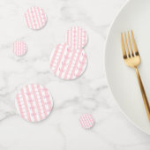 Table Confetti Pink & White Stripe She said Yes! (Groep)