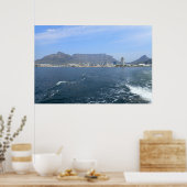 Table Mountain and Cape Town, ZA Poster (Keuken)