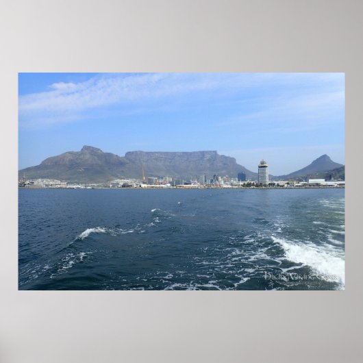 Table Mountain and Cape Town, ZA Poster (Voorkant)